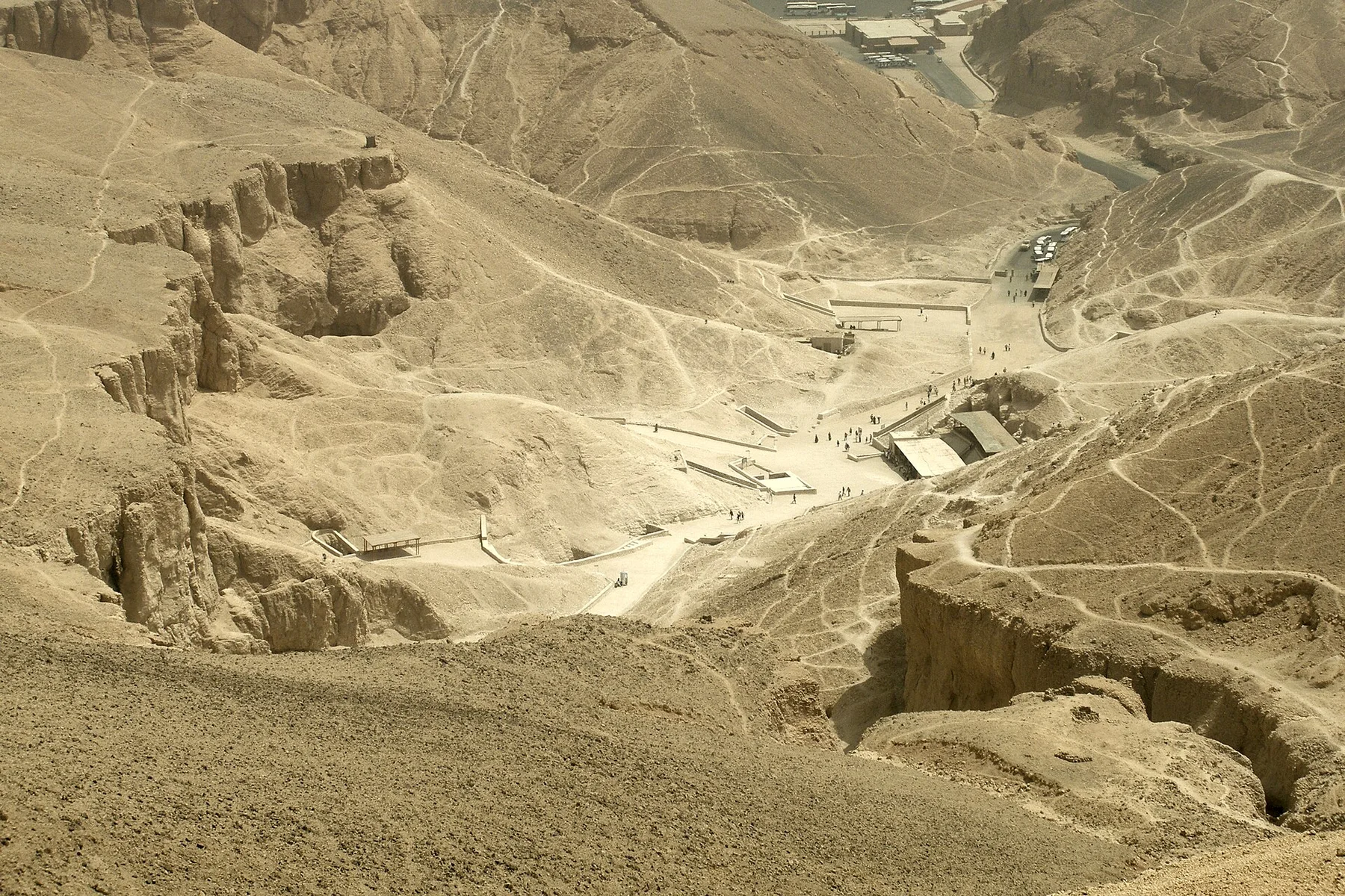 The Valley of the Kings on the west bank at Luxor