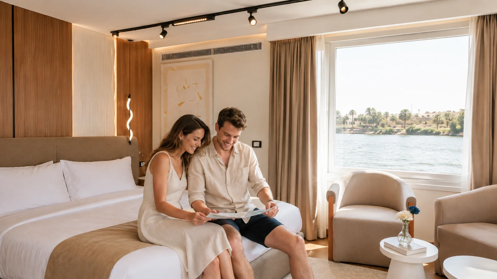 Luxury Royal Suite aboard Hathor, Luxor → Aswan