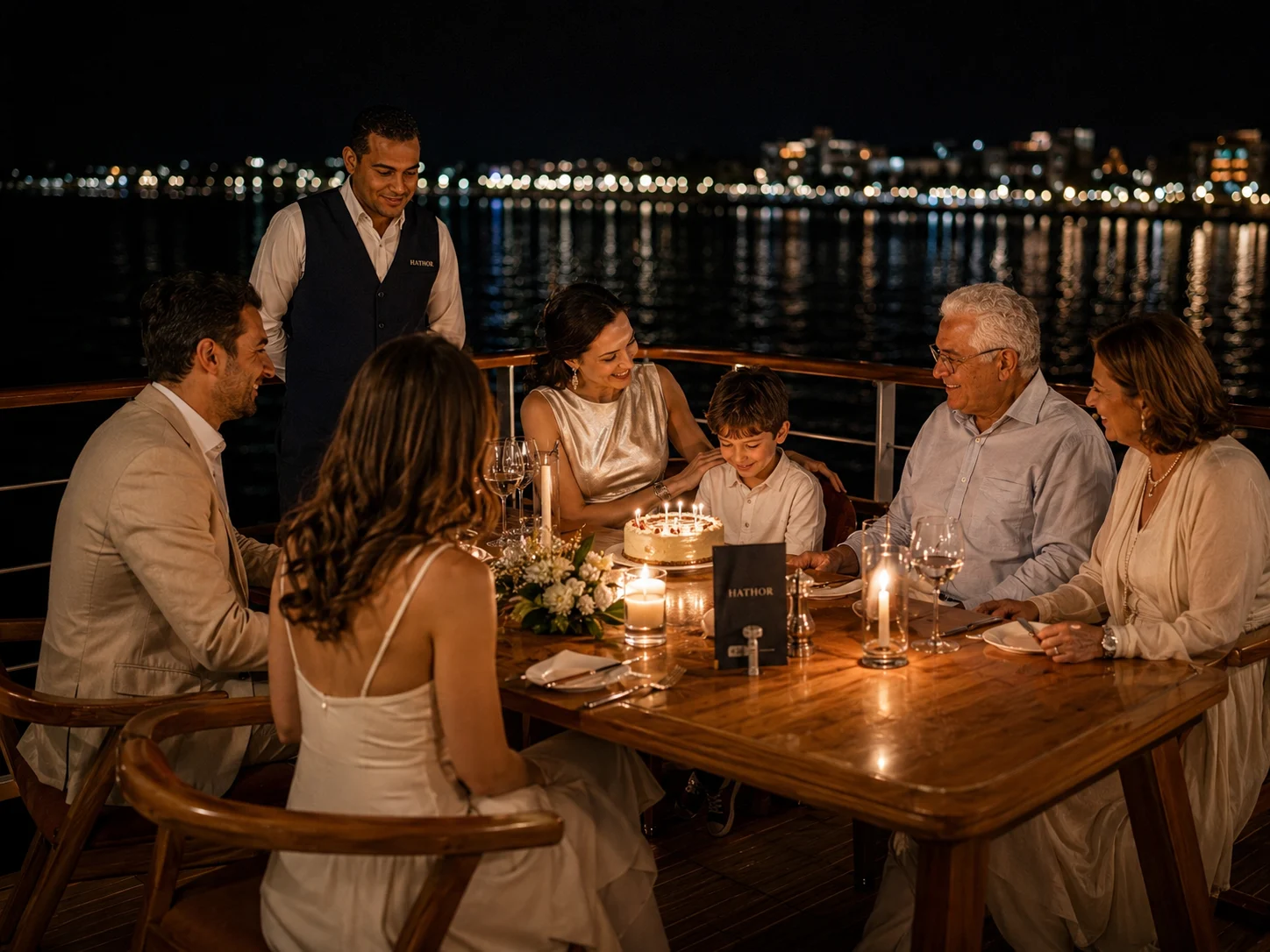 Luxury suite aboard Hathor Dahabiya